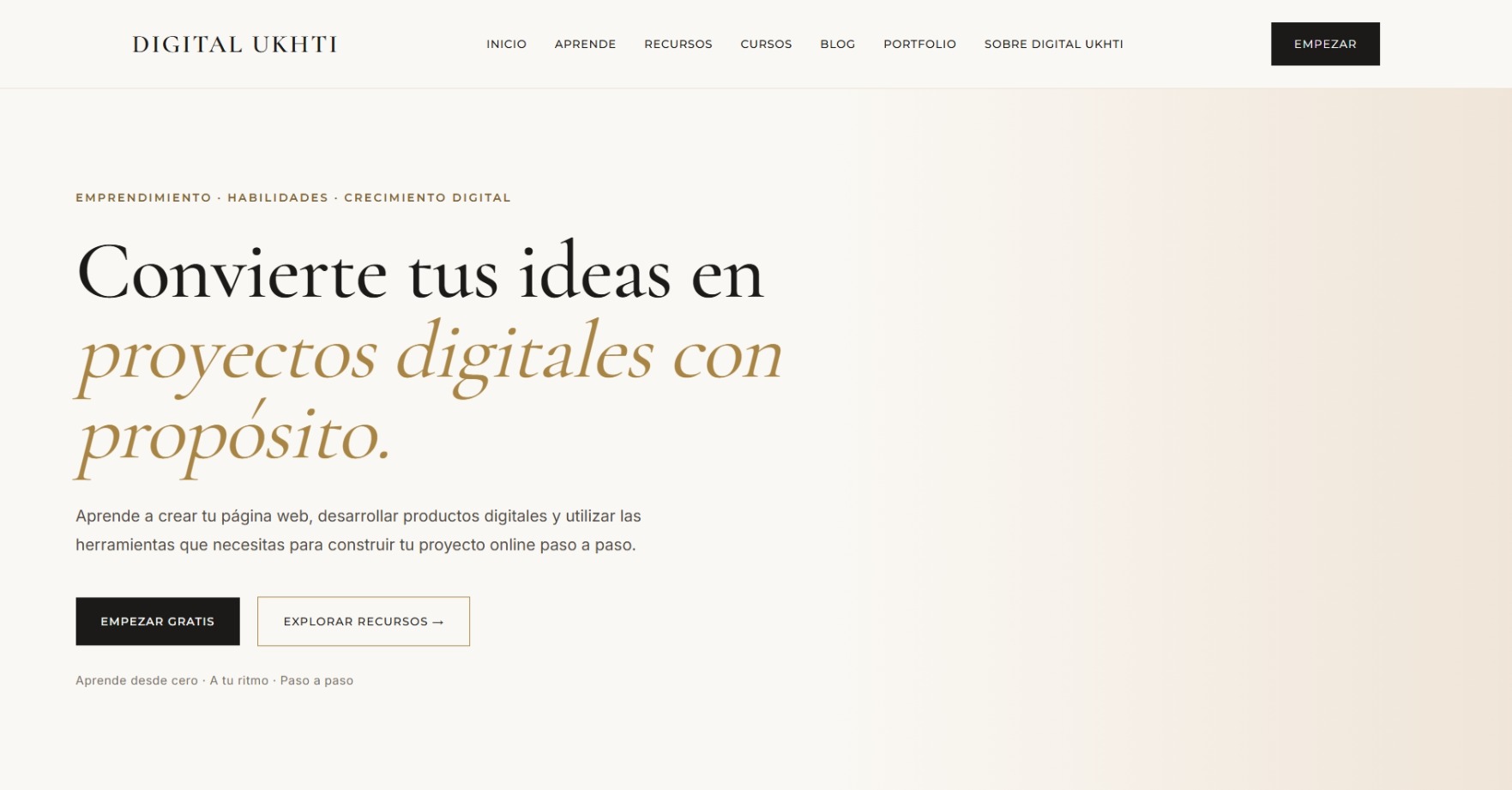 Página web de Digital Ukhti