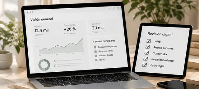 Presentación de un análisis de presencia digital