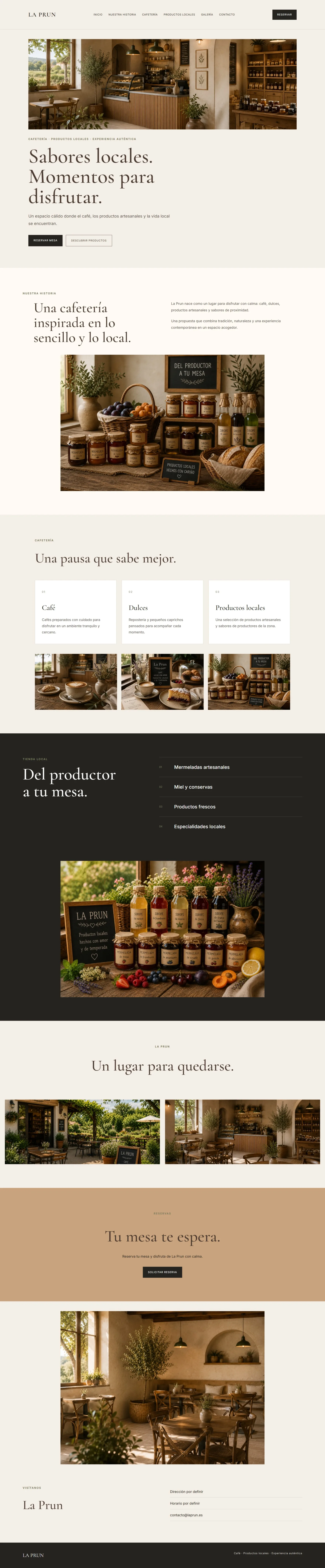 Site web de La Prun